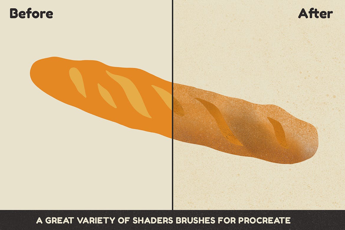 美食手绘插画着色Procreate笔刷 Yummy Shaders for Procreate插图(3)