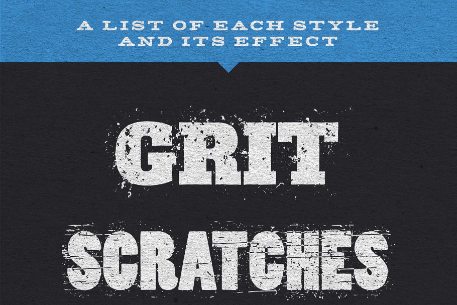 复古做旧印刷文本效果AI动作 BUCKSHOT Vector Type Effects插图(3)