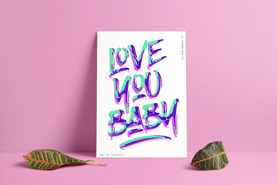 抽象油漆涂抹效果PS字体样式 ABSTRACT PAINT TEXT EFFECTS插图(3)