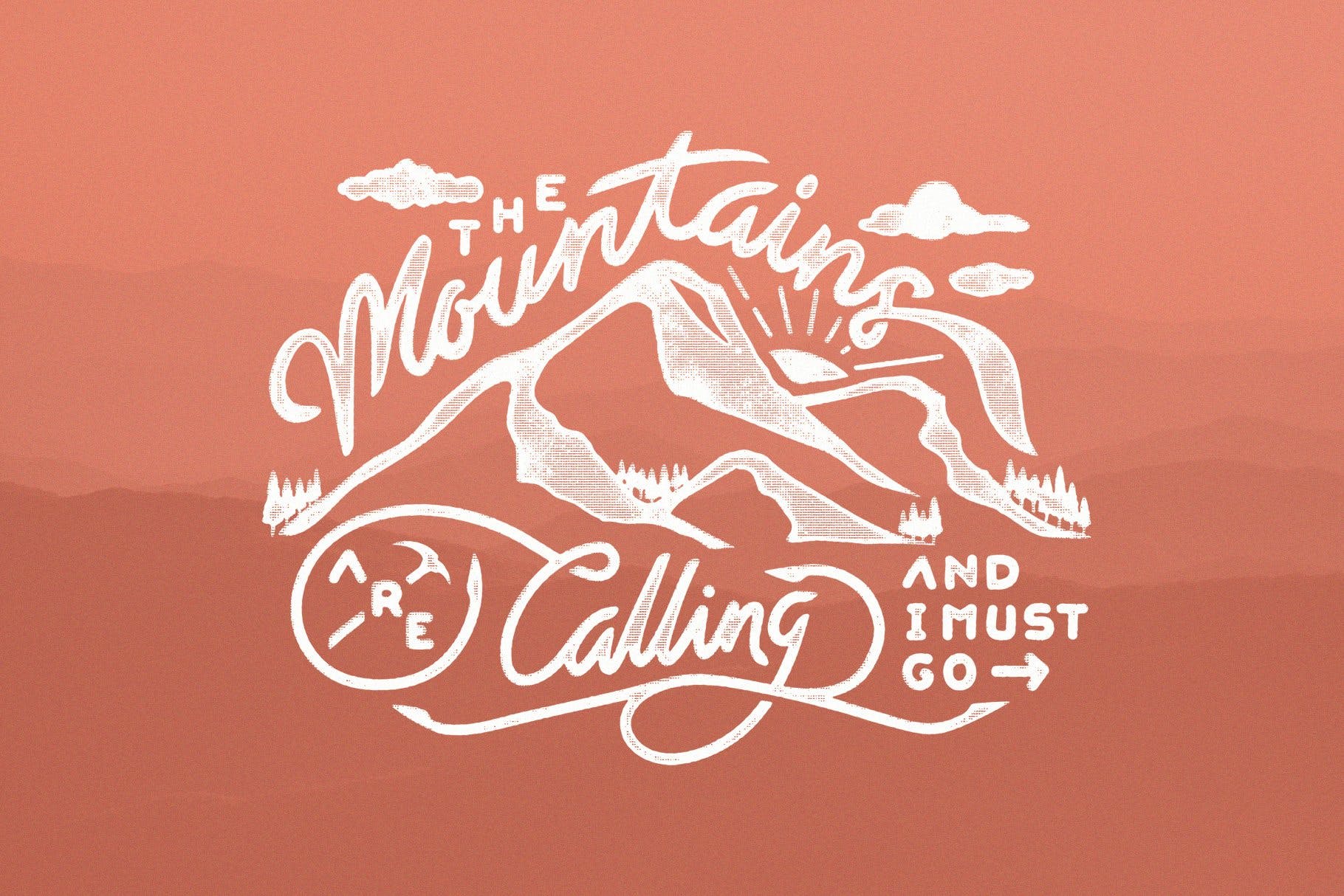 24种复古做旧风格效果PS图层样式 Hometown Texture Press Effects插图(6)