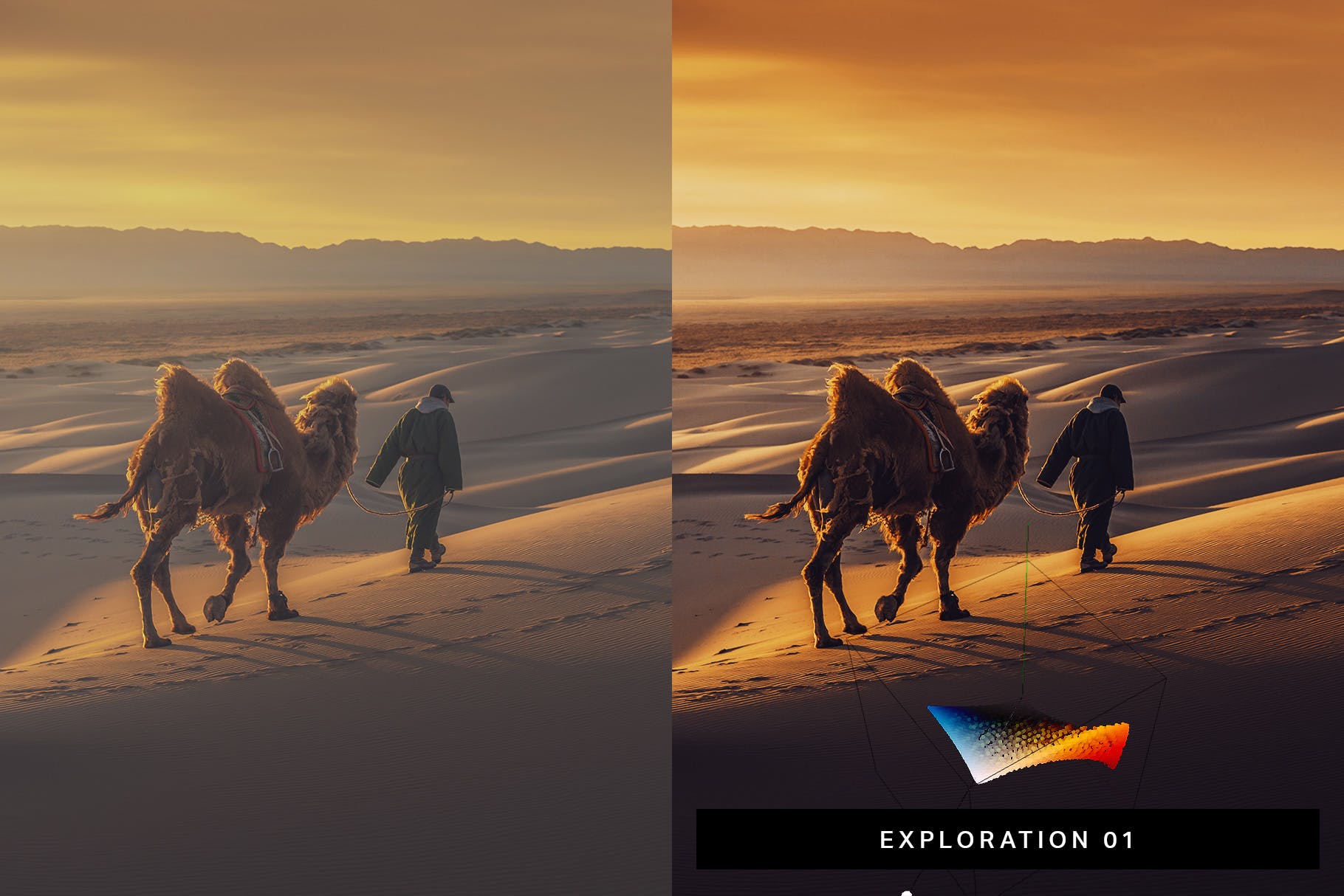 50款沙漠风景摄影调色滤镜素材库精选LR预设 50 Sahara Lightroom Presets and LUTs插图(1)