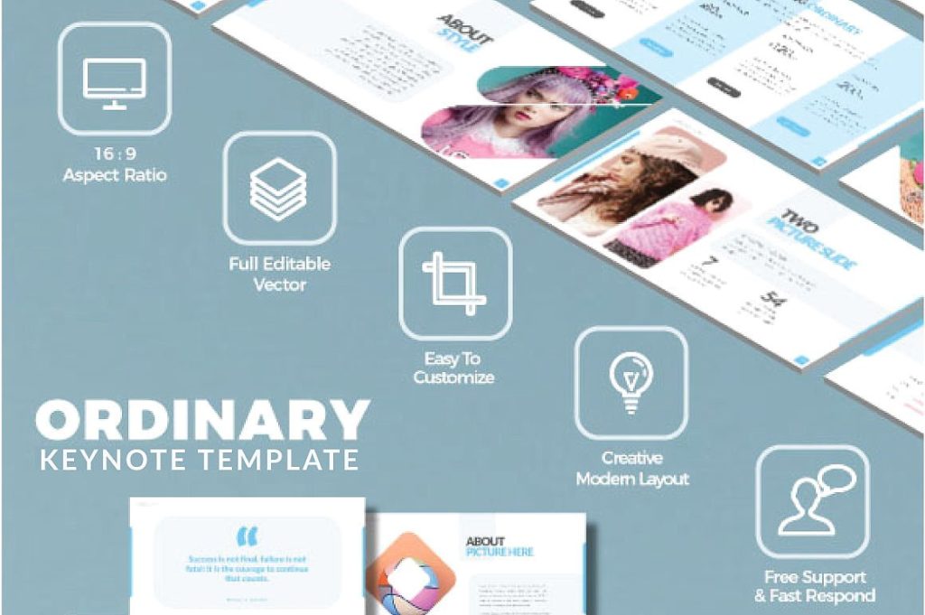 马卡龙甜美色系PPT模版下载[key]插图