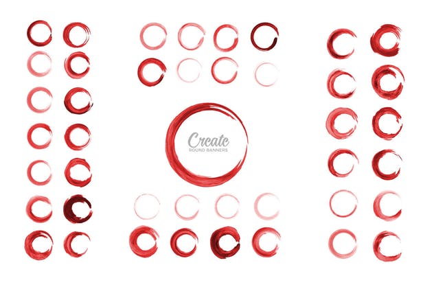 44款现代水彩矢量AI笔刷套装 Vector Watercolor Brushes for Illustrator插图(2)