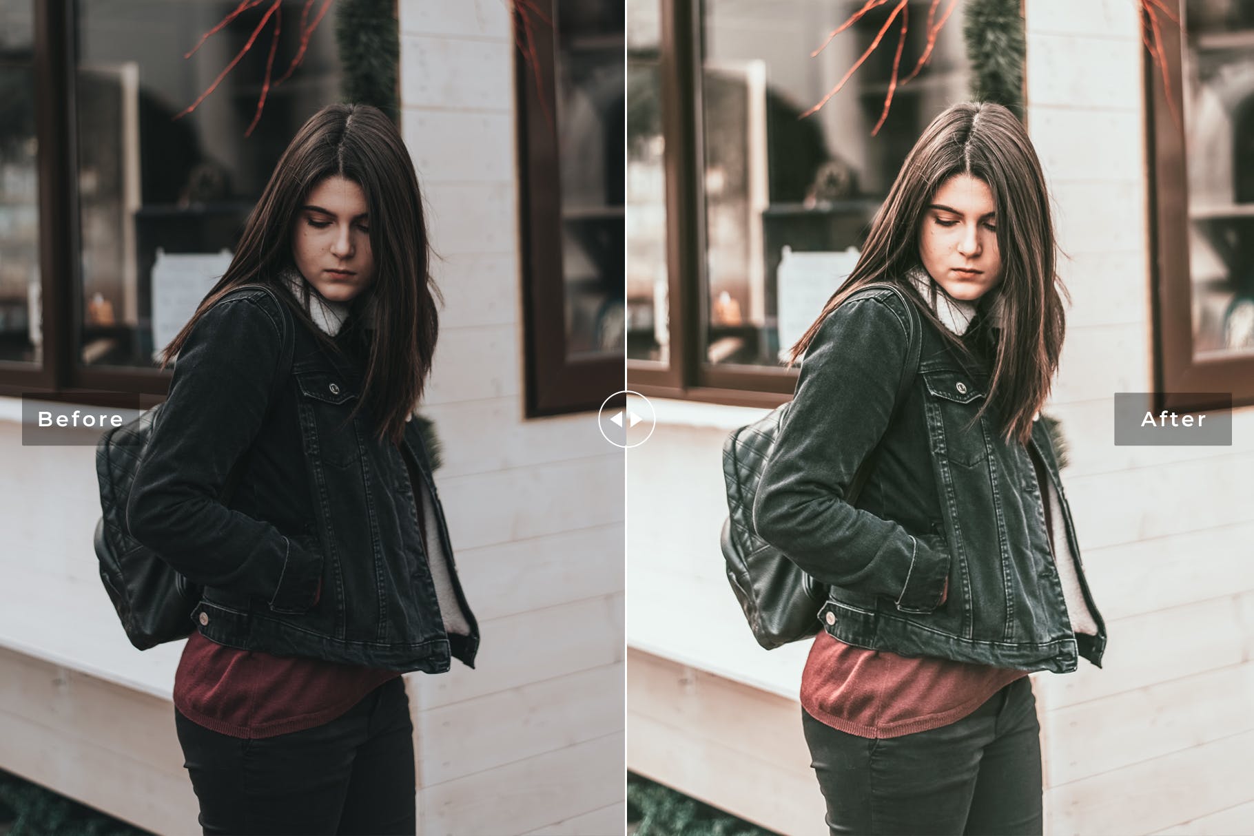 增强对比度暖色调照片效果处理素材库精选LR预设下载 Gingerbread Mobile & Desktop Lightroom Presets插图(1)