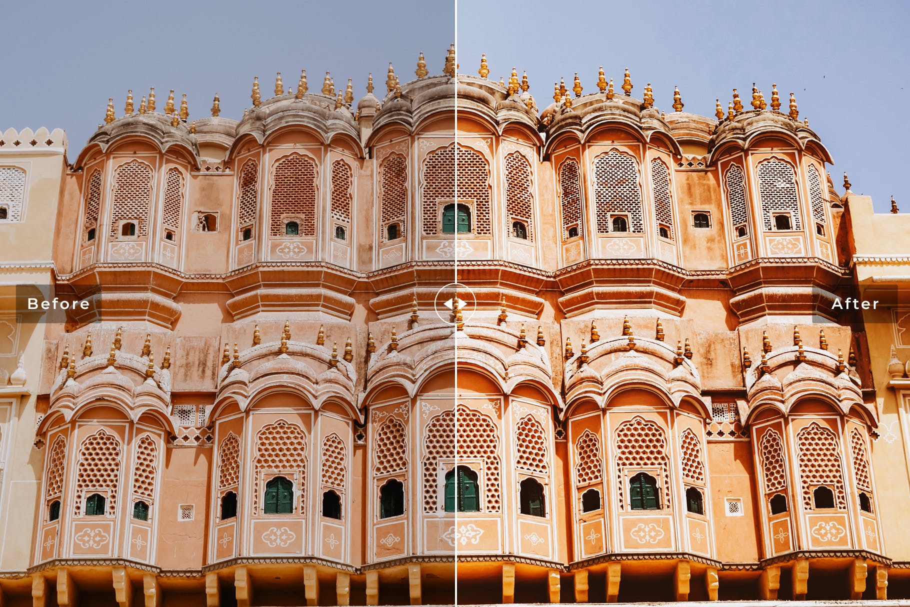 斋浦尔特色风景旅行拍摄后期调色Lightroom预设 Jaipur Mobile & Desktop Lightroom Presets插图(5)