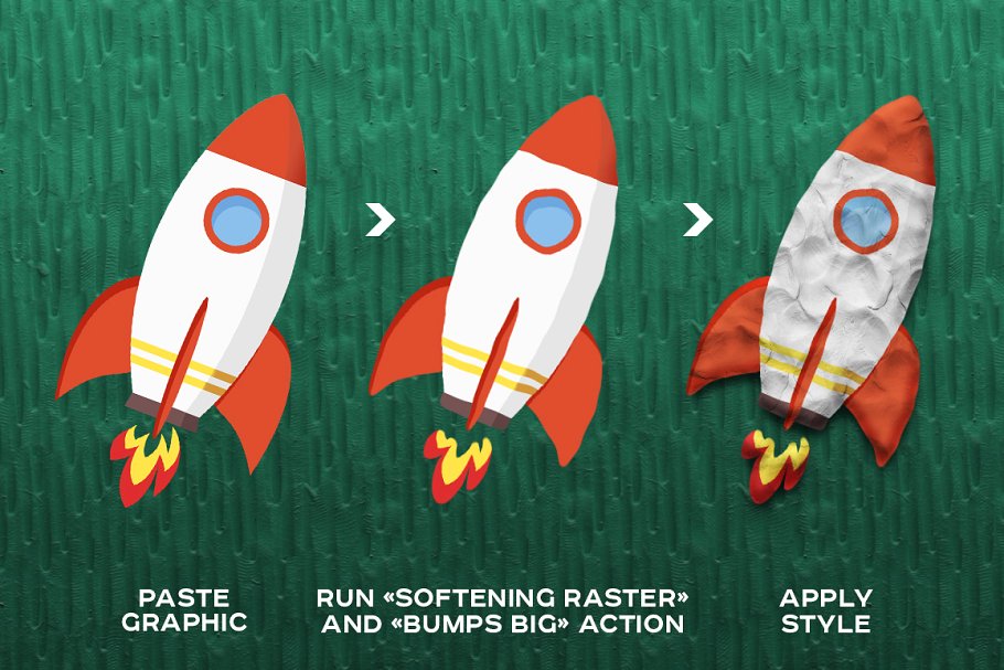 橡皮泥粘土艺术效果PS字体样式 PLASTICINE Art Photoshop Effects插图(2)