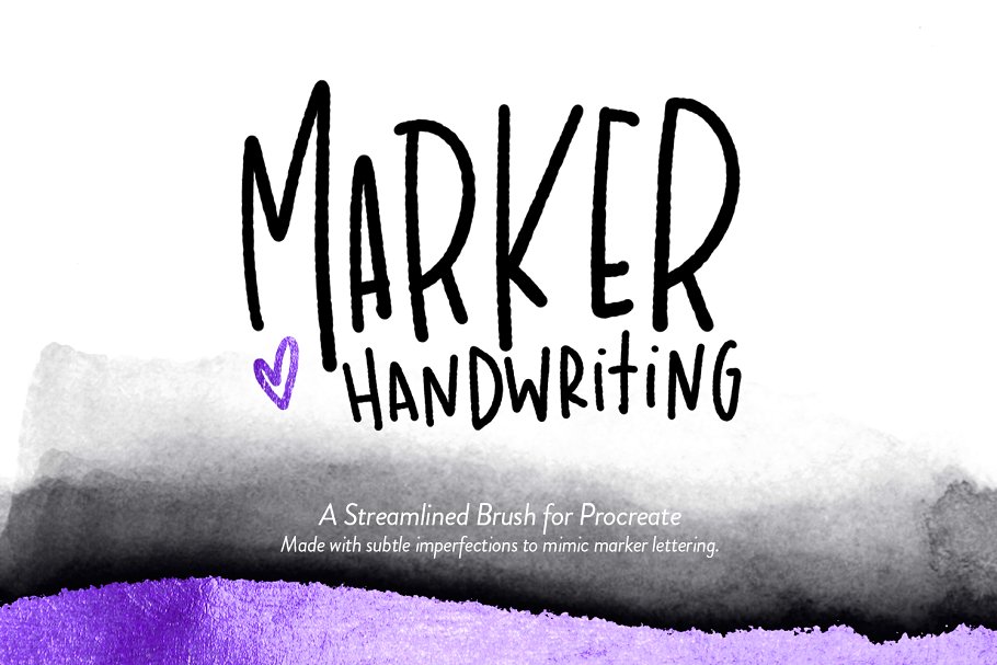 12款 Procreate 专用手写字体笔刷 12 iPad Brushes (For Procreate)插图(9)