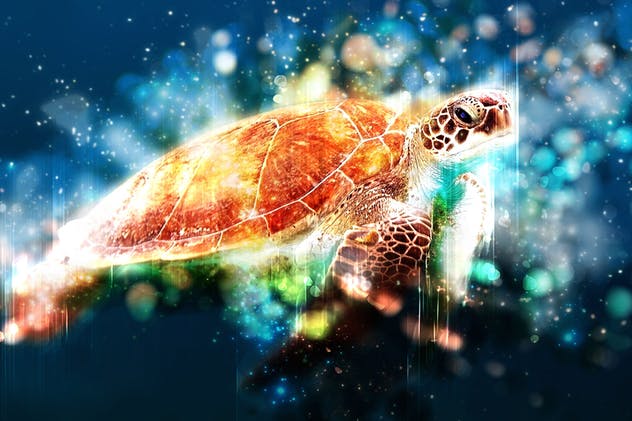 一款梦幻光线的人物照片特效PS动作 Magic Photoshop Action插图(6)