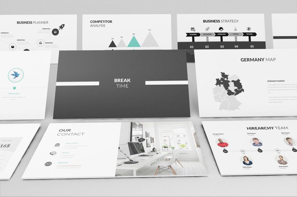 一套现代简约的企业PPT模版下载[pptx]插图(6)