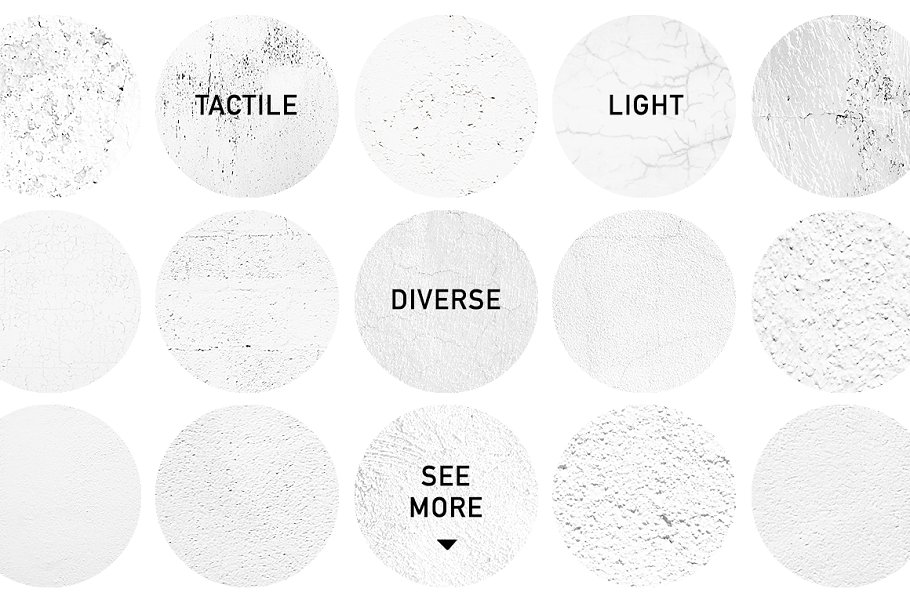 25款白墙石膏刷效果PS笔刷 WhiteWalls — 25 Plaster Brushes插图(1)