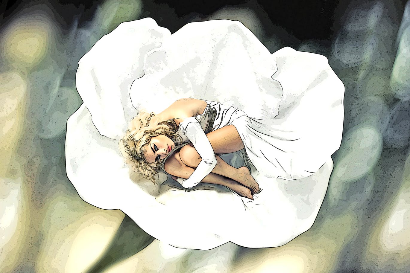 PS油画效果及卡通油画一键生成PS动作 MicroPro Cartoon Oil Photoshop Action插图(7)