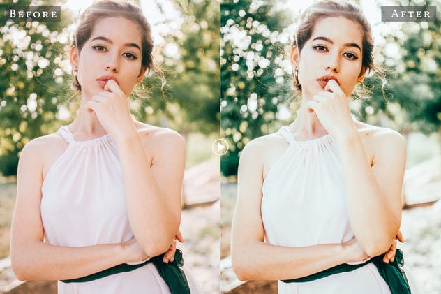 一款人像生活照片调色LR预设 Insta Blogger Desktop and Mobile Lightroom Presets插图(3)