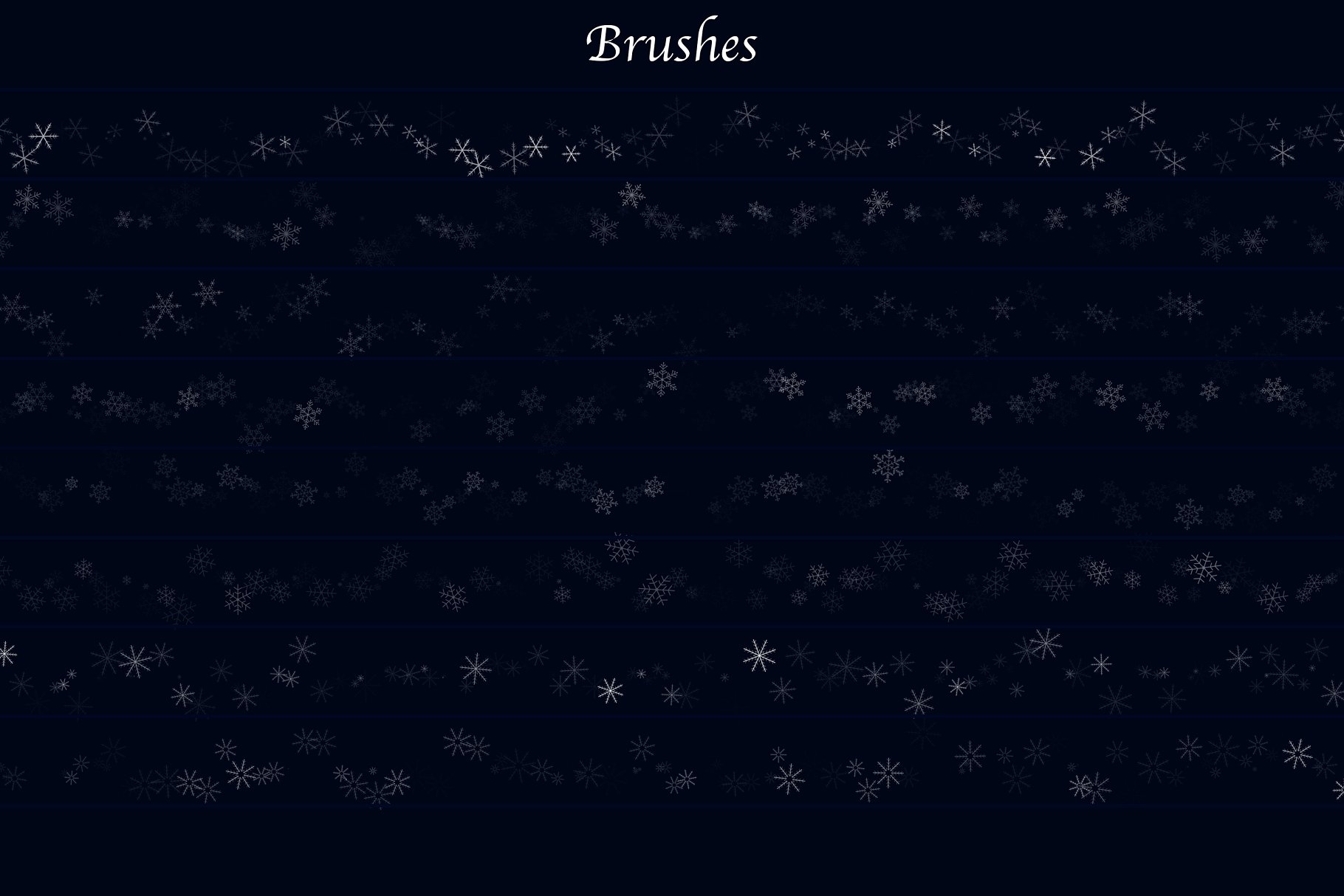 冰雪奇缘冬天主题纹理&笔刷合集[雪花、冰花&闪光] Winter Wonderland for Photoshop插图(8)