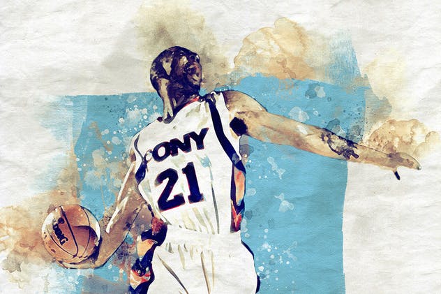 艺术水彩手绘效果一键生成PS动作 Artistic Watercolor Photoshop Action插图(4)