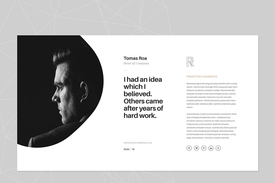 115+页企业产品团队介绍 Keynote 幻灯片模板 RHINO Keynote Presentation Template插图(4)