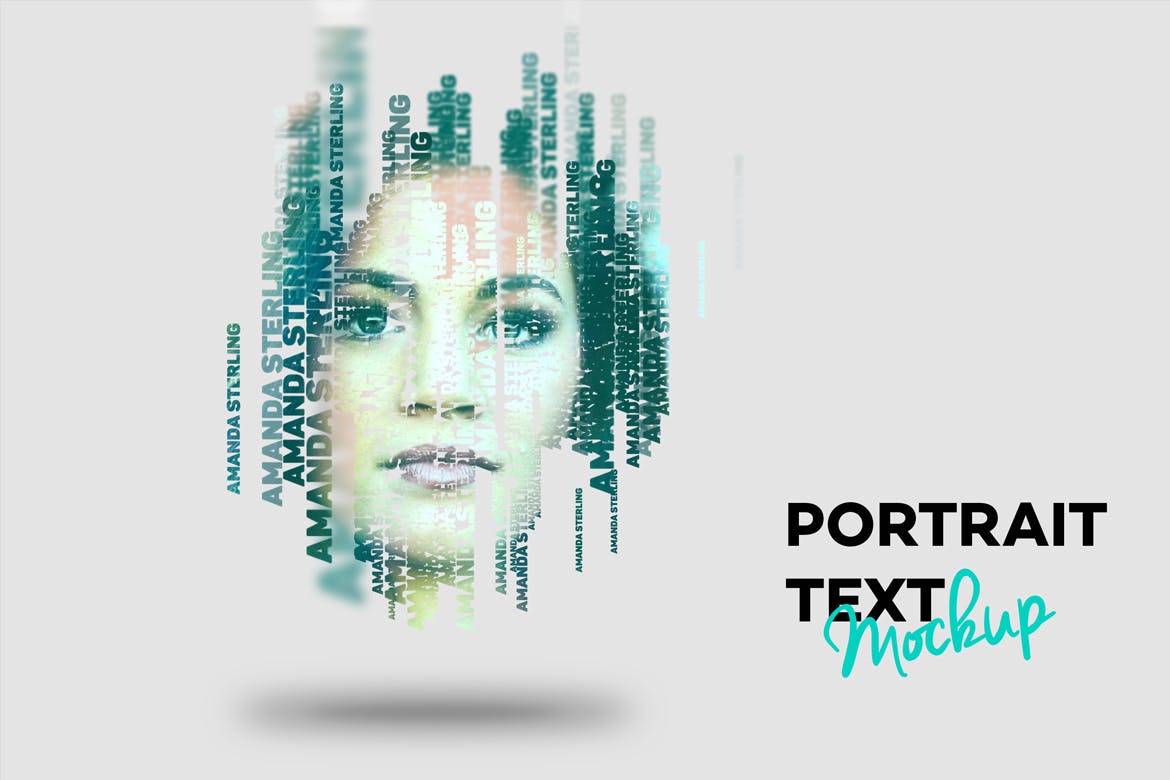 极具视觉冲击力的高端肖像文字PS图层样式插图(1)