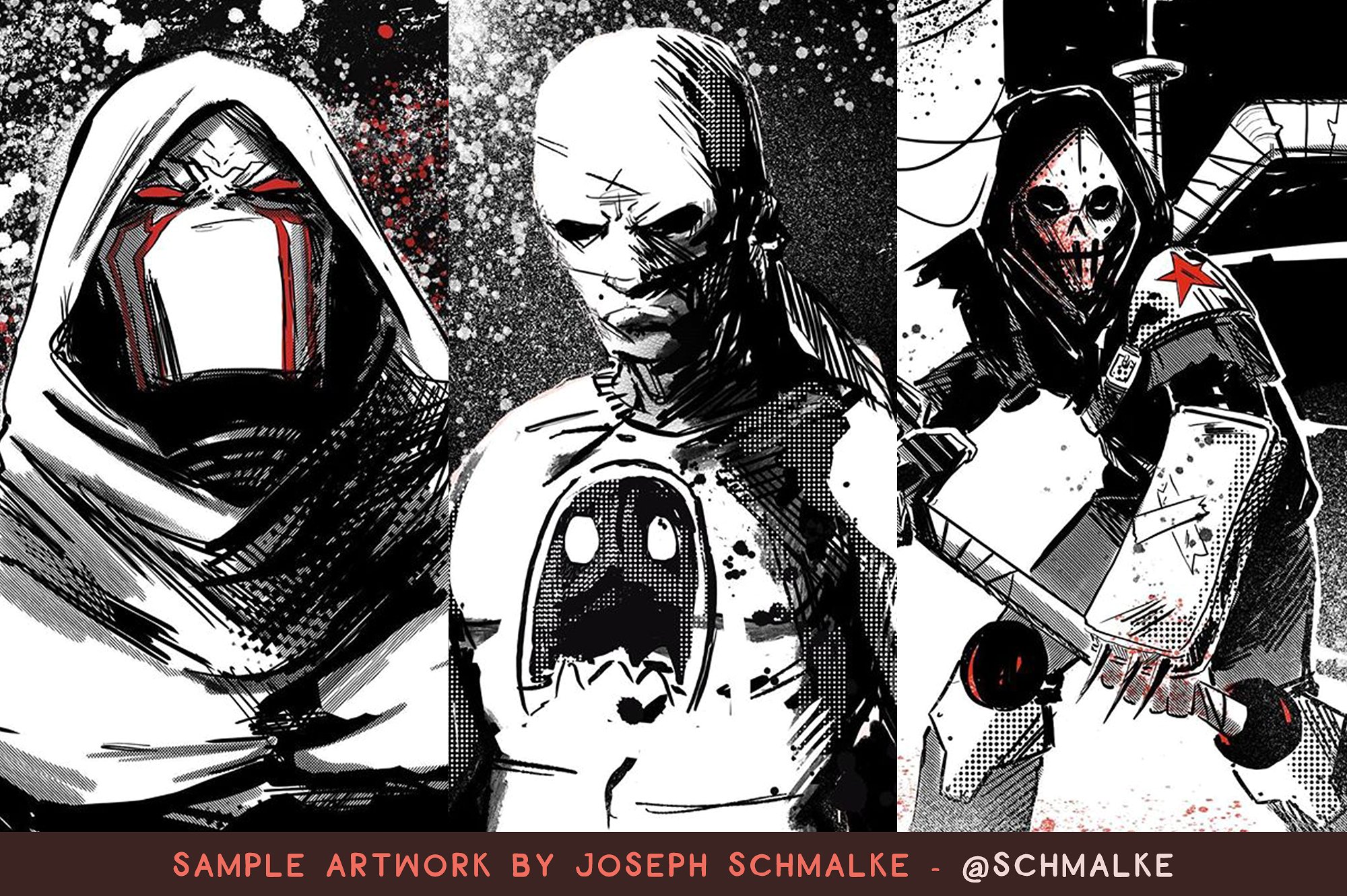 半色调效果iPad绘画应用Procreate笔刷 Procreate Half-tones插图(1)