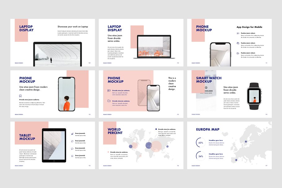 室内创意设计企业Keynote幻灯片模板 Bilbao – Keynote Template + Bonus插图(16)