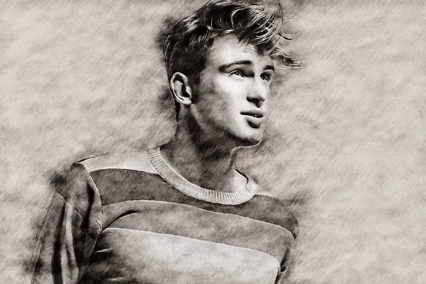 照片铅笔素描效果一键生成素材库精选PS动作 Light Sketch CS4+ Photoshop Action插图(4)