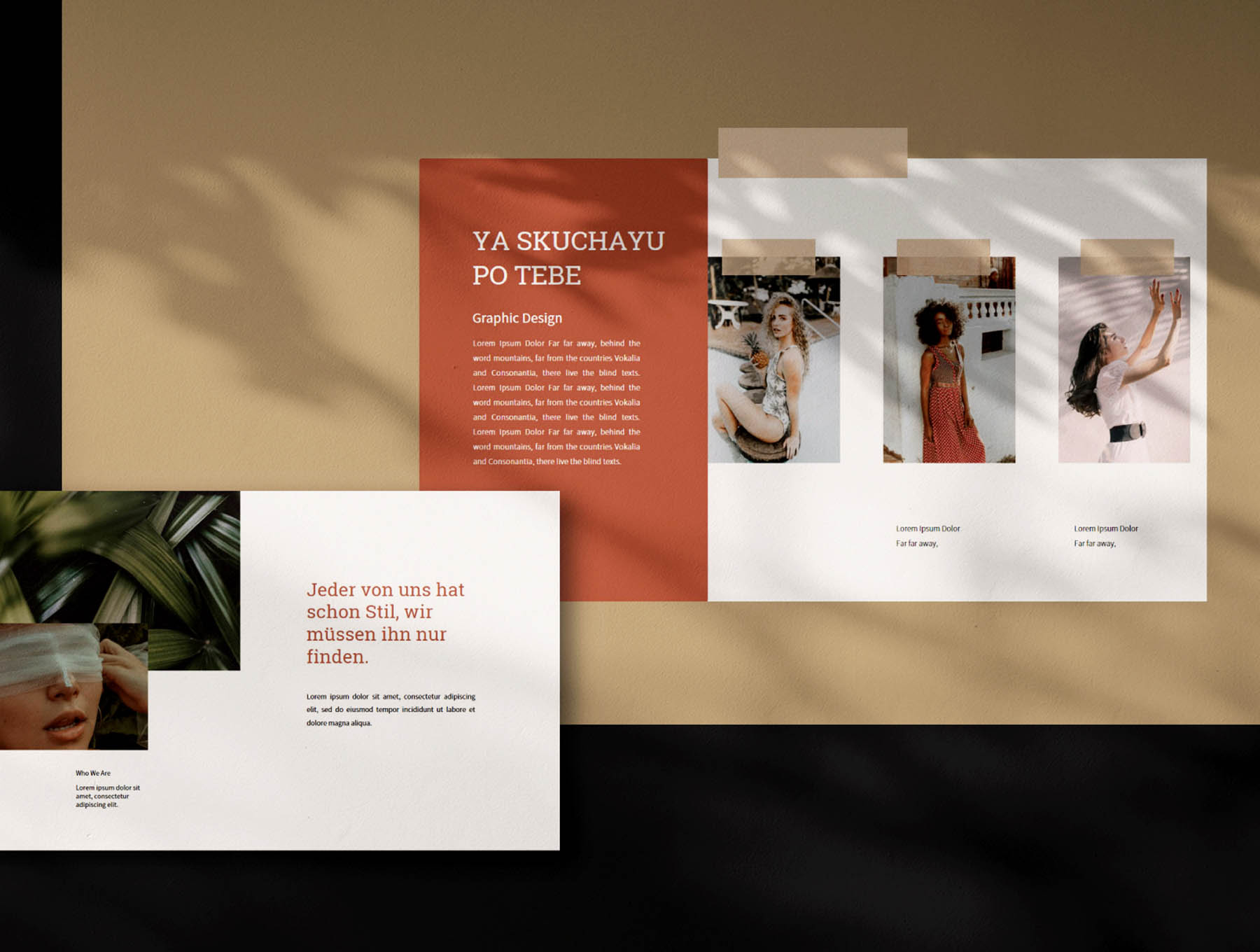 素材库下午茶:极简高端时尚的素材库精选Google演示模板插图(7)