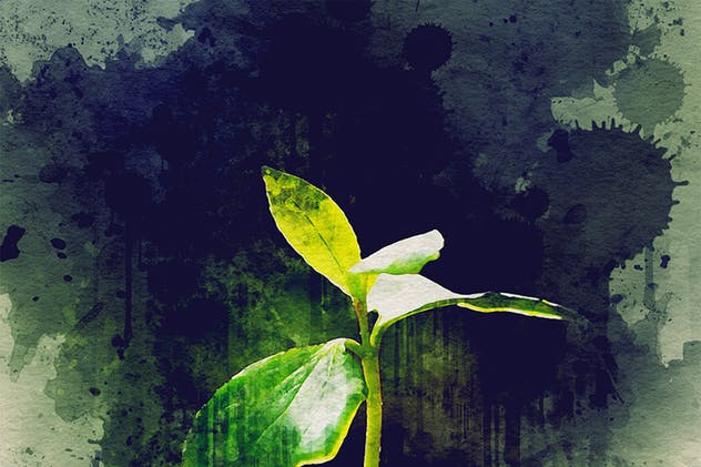 油画泼墨效果PS动作 Splash Art Photoshop Action插图(15)