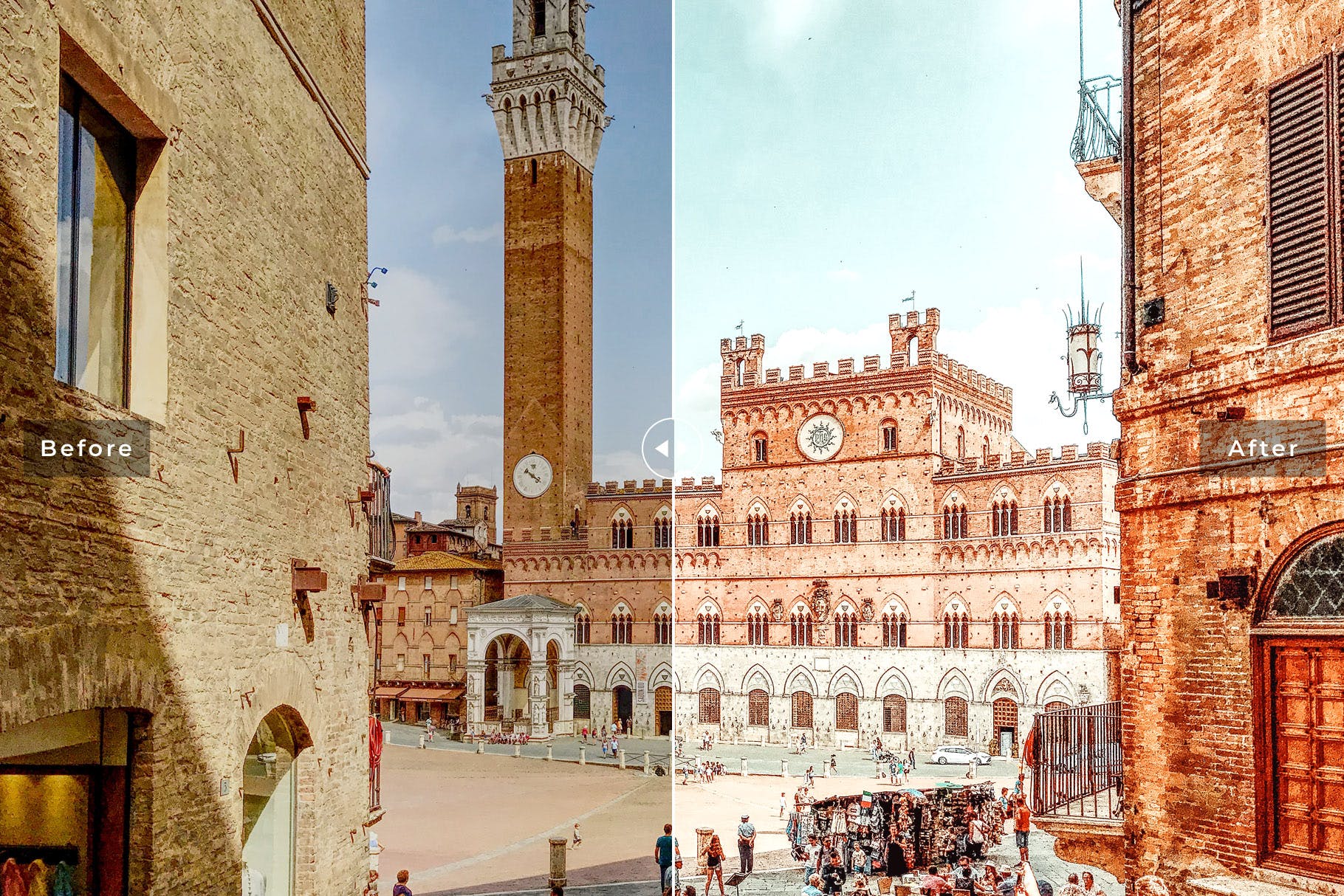 自然鲜橙色明亮褪色色调Lightroom预设 Siena Mobile & Desktop Lightroom Presets插图(1)