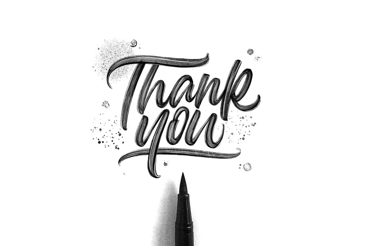 创意Procreate专用字体笔刷包下载插图(6)