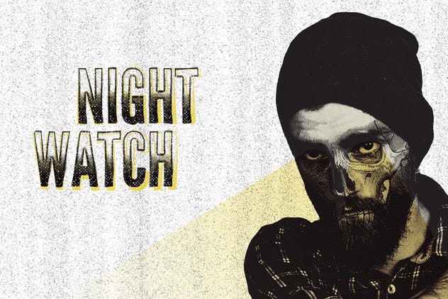 朋克文化DIY印刷品和GIG海报PS图层样式合集 Alternative Printmaker插图(6)