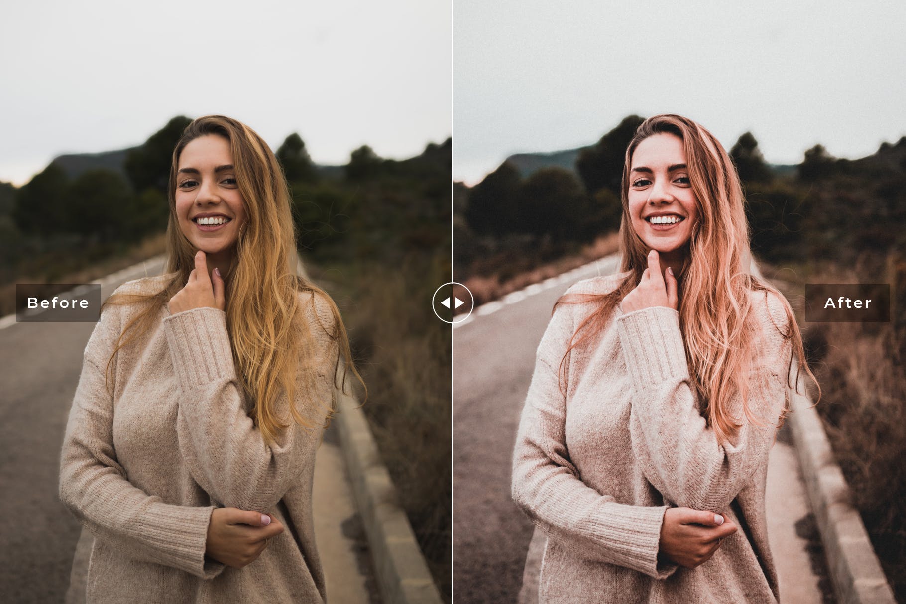 人物摄影肤色增强LR调色预设下载 Atmosphere Mobile & Desktop Lightroom Presets插图(2)