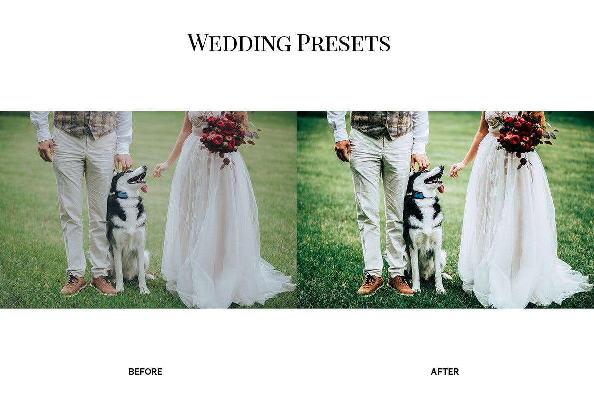 乡村婚纱婚礼照片调色Lightroom预设 The Rustic Wedding Lightroom Preset Collection插图(4)