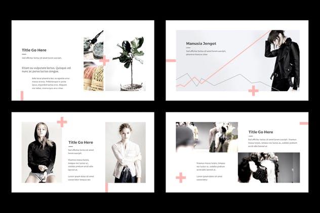 极简主义风格时尚行业适用PPT幻灯片模板 Minimal Fashion PowerPoint插图(10)