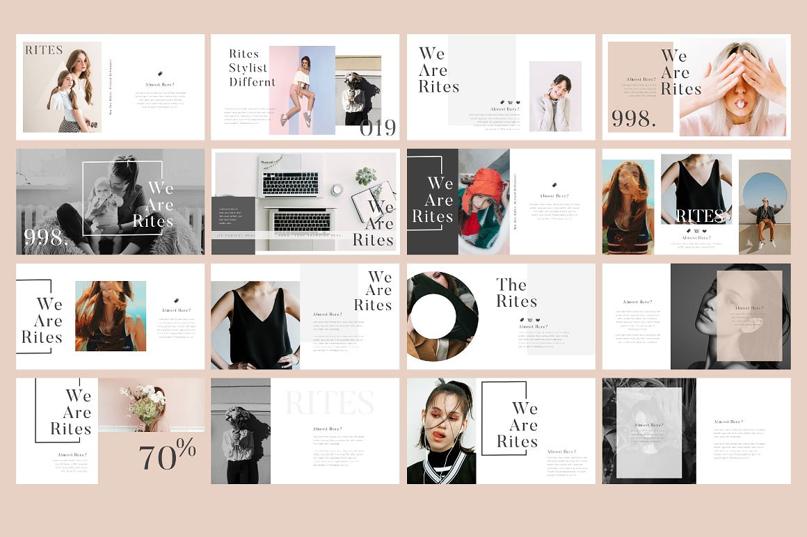 超现代和独特的谷歌幻灯片模板插图(1)