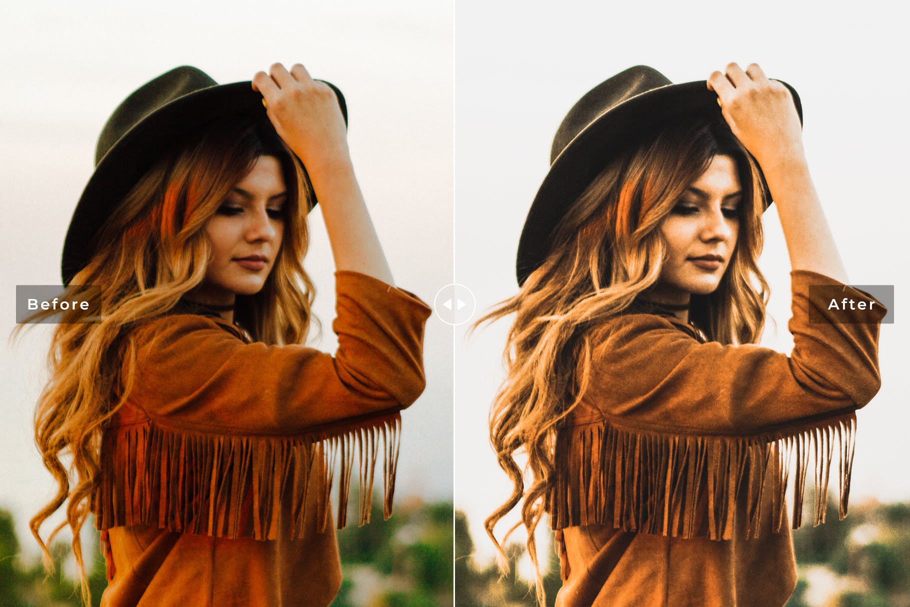 亮金色彩增强照片后期处理LR调色预设 Texas Mobile & Desktop Lightroom Presets插图(4)