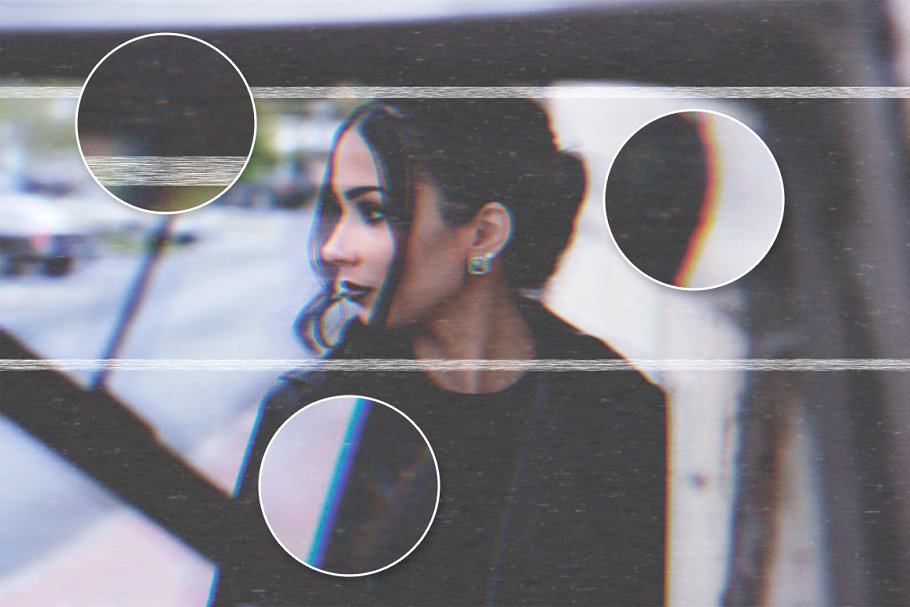 家用录像照片效果处理动作 VHS Template插图(2)