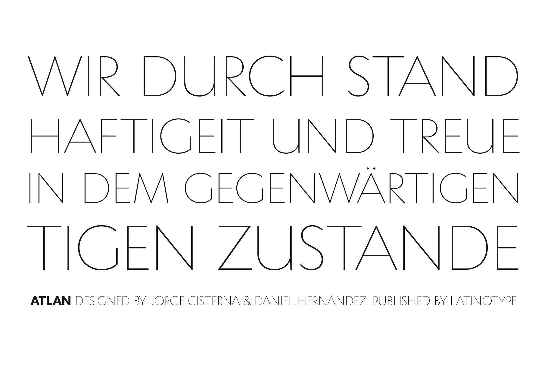 经典无衬线几何英文字体 Atlan插图(6)