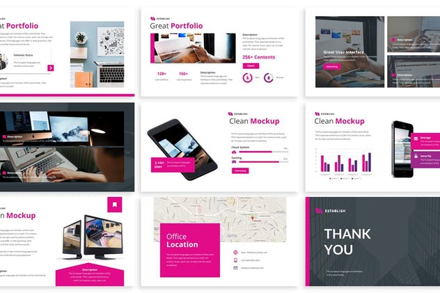 创意互联网项目演示Keynote幻灯片模板 Establish – Creative Keynote Template插图(3)