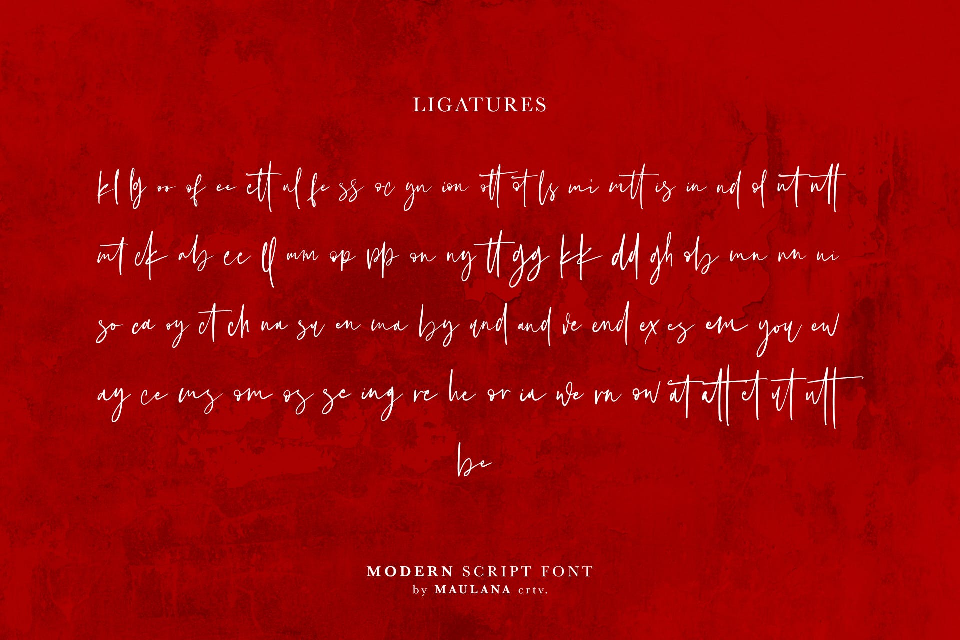 豪迈狂草英文书法字体下载 Hovercut Brush Script Font插图(8)