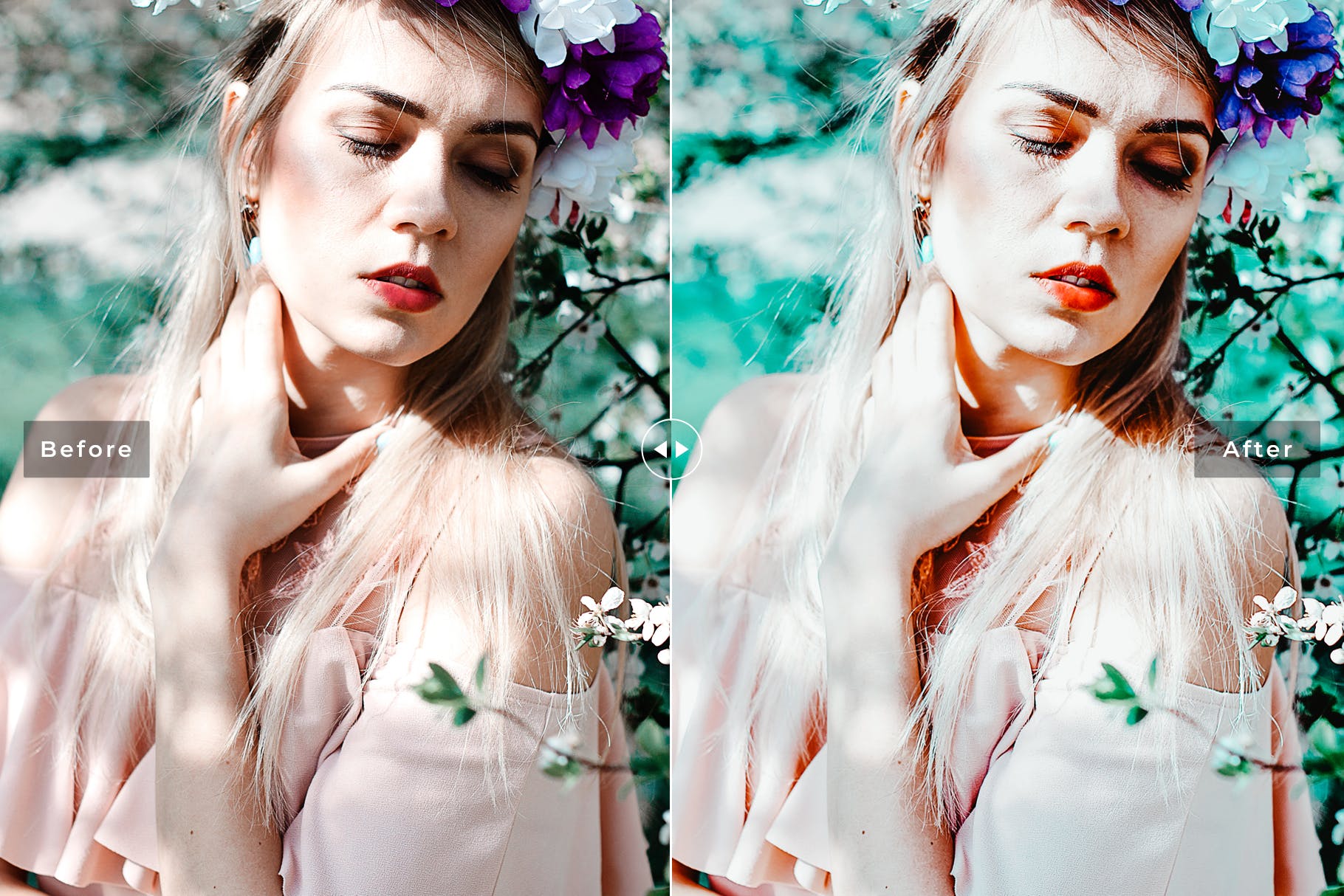 古铜色肤色滤镜Lightroom照片调色预设 Seashell Mobile & Desktop Lightroom Presets插图(4)