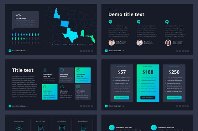 市场营销/市场规划主题Keynote演示文稿设计模板 Marketing Plan 2.0 for Keynote插图(4)