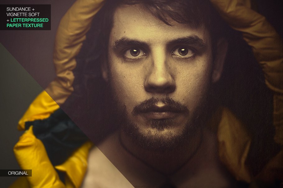 25款复古纹理特效及漏光光效PS动作效果分享插图(2)