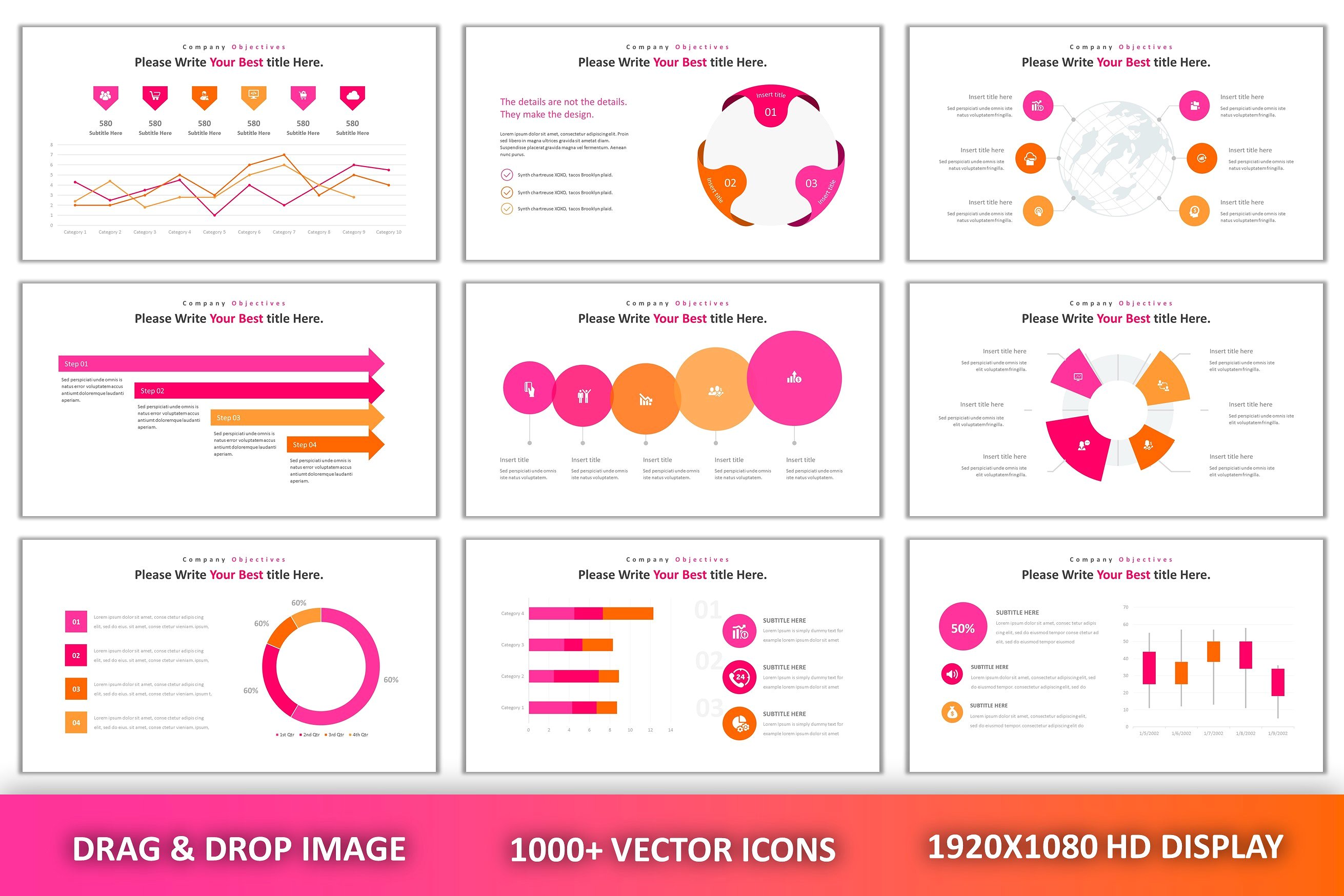 现代创意独特布局的PPT模板下载 Great Modern Creative Powerpoint [pptx]插图(10)