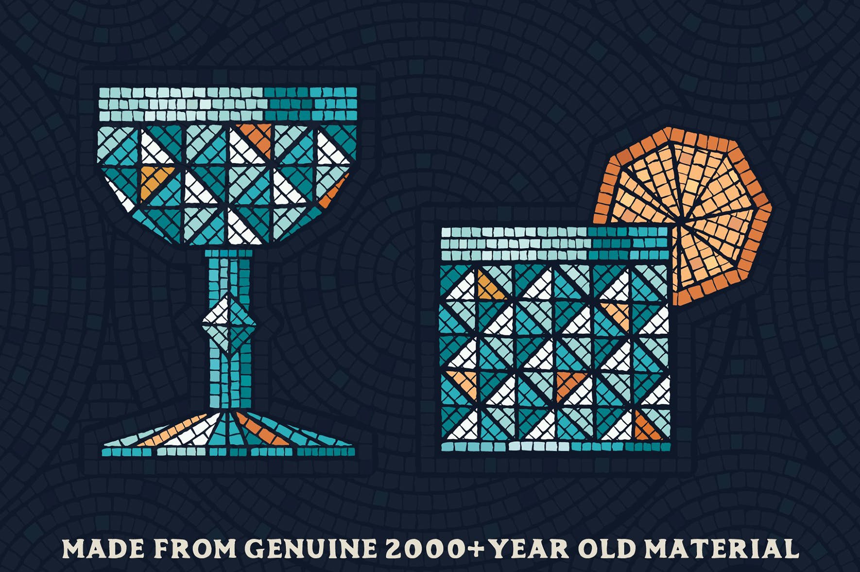 古罗马马赛克瓷砖图案AI笔刷 Mosaic Maker – Brushes & Patterns插图(5)