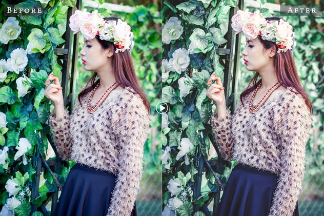 花园景色场景照片调色LR预设 Garden Mobile Lightroom Presets插图(2)