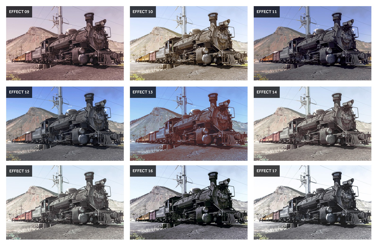 复古照片效果 PSD 模板 Vintage Image Photoshop Template插图(3)