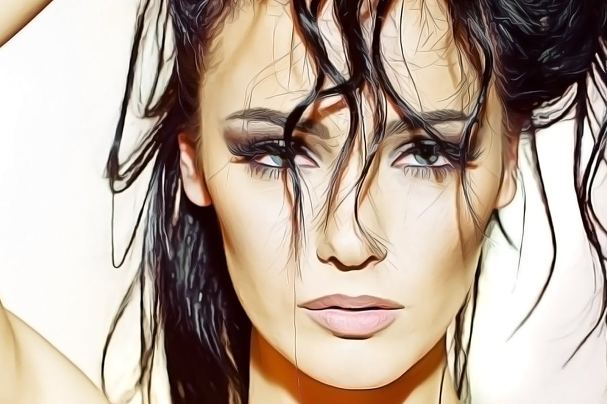 逼真人物油画效果一键生成PS动作 Oil Paint Photoshop Action插图