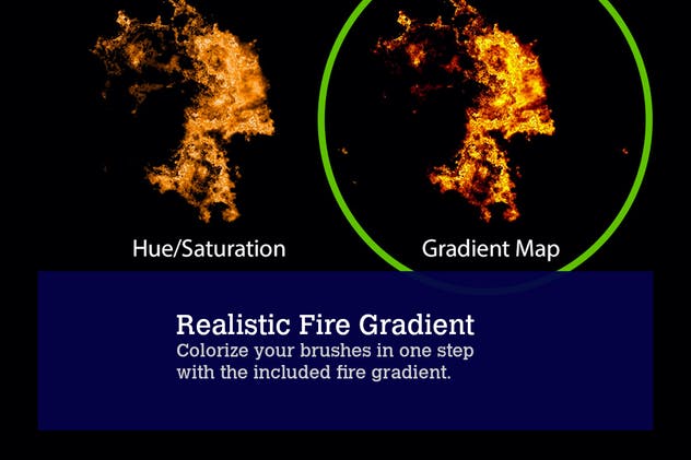 80款逼真火焰图形PS笔刷 80 Photorealistic Fire Explosions插图(4)
