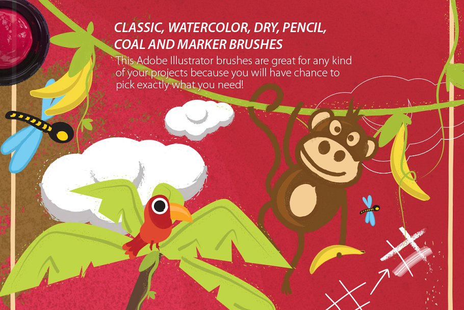 100+高品质PS画笔下载 ProBrush™ 100 + Free Demo插图(2)