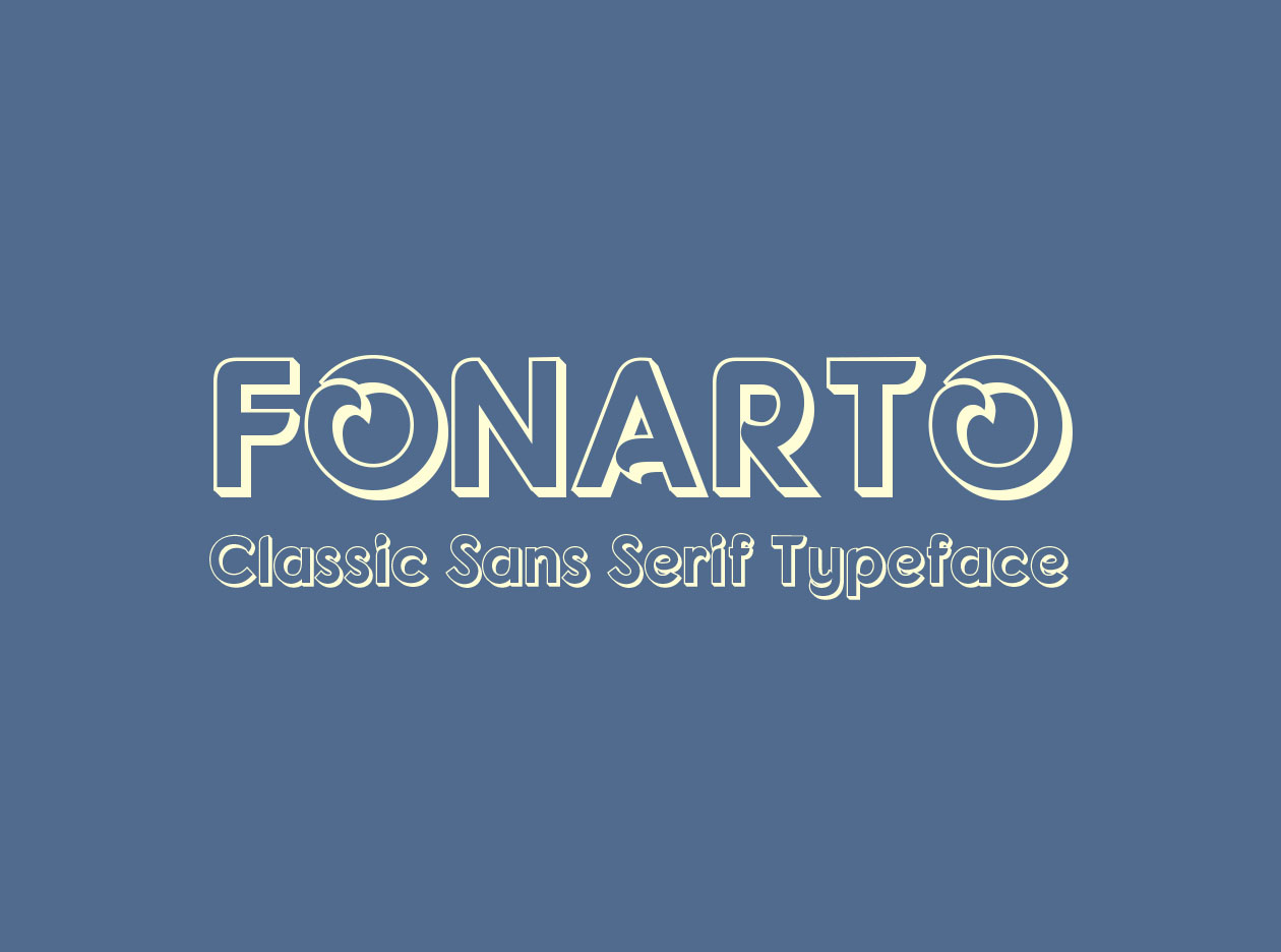 英文无衬线经典字体 Fonarto Sans Serif Typeface插图(1)