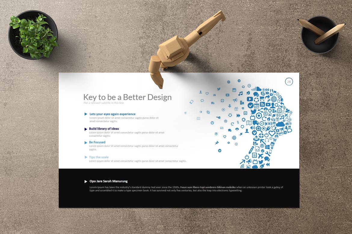 多用途企业宣传推广素材库精选Keynote模板模板 Amanda – Keynote Template插图(4)