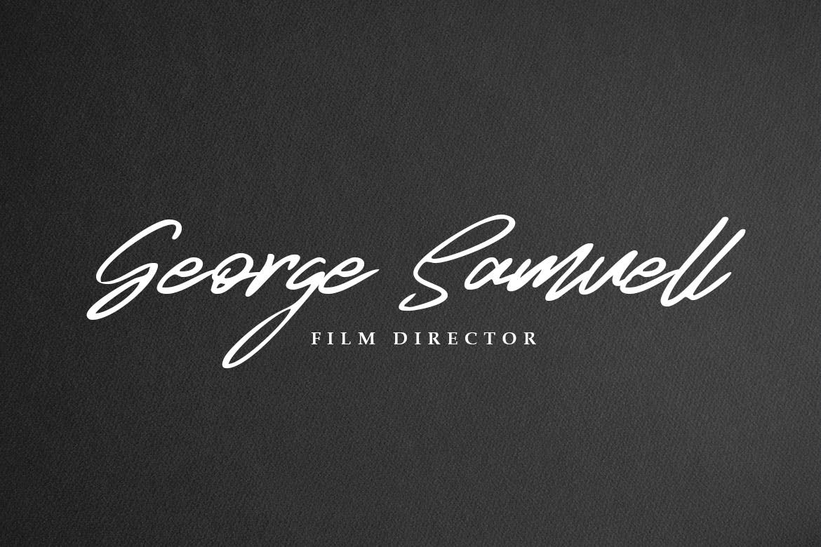 复古英文钢笔签名手写字体 Ancient Signature插图(2)